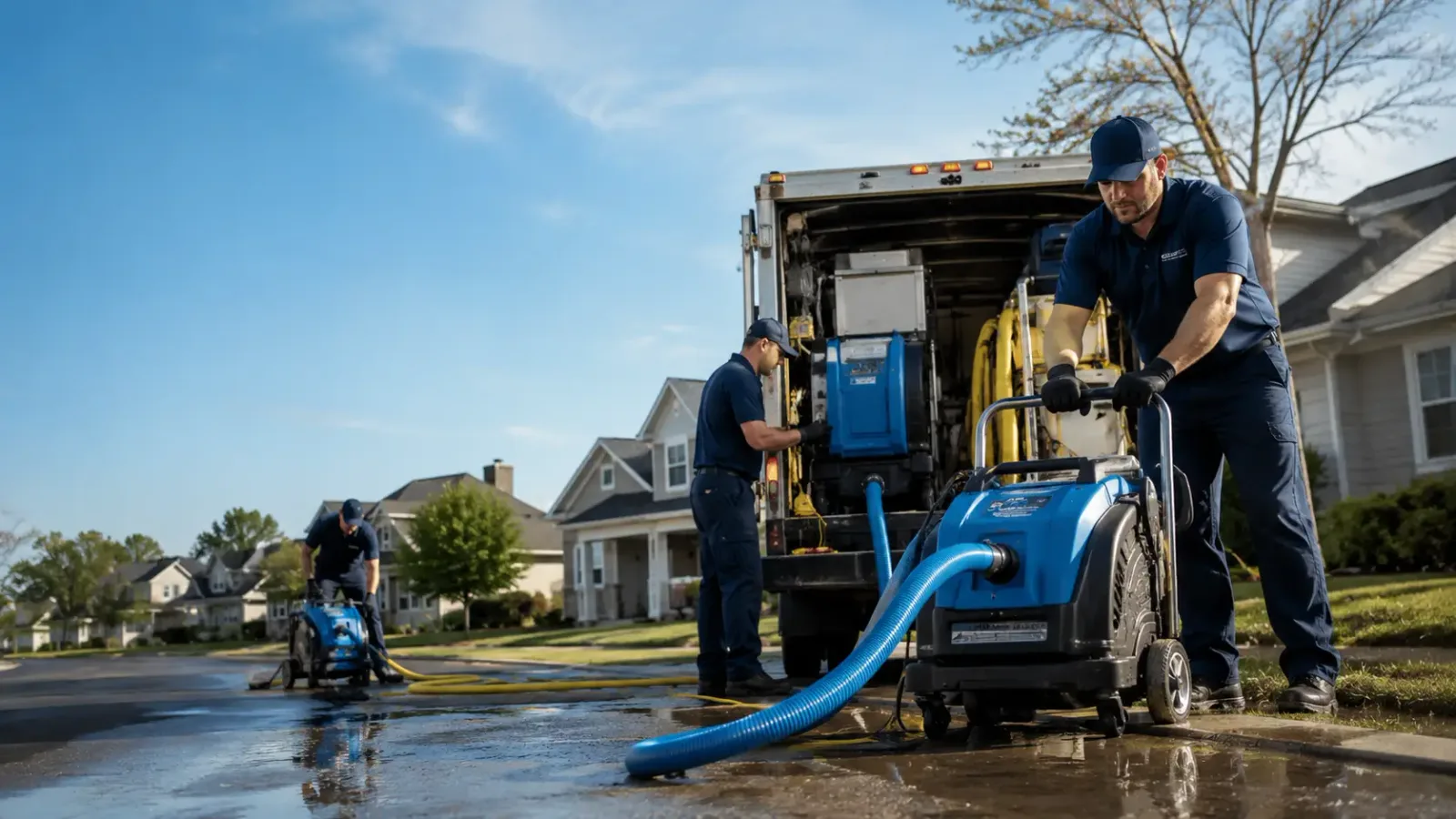 Flood Damage Cleanup in Hubbell, MI